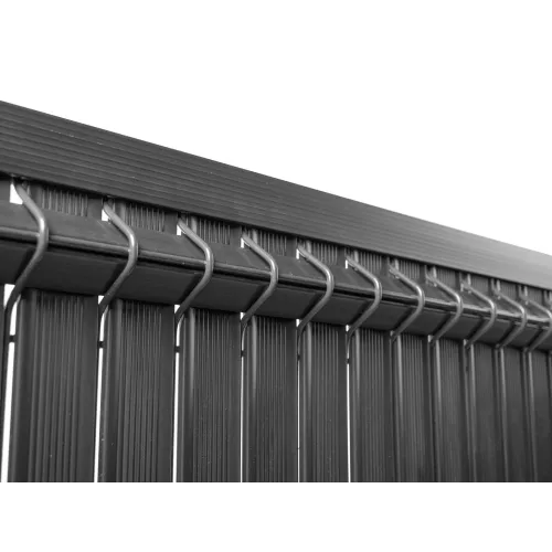 Lame occultation PVC grillage rigide gris anthracite