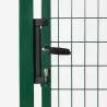 Serrure portillon jardin grillagé maille 100*50 vert