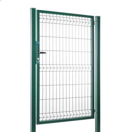 Portillon jardin grillagé maille 200x50 vert