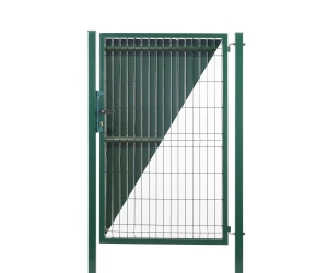 Portillon grillagé occultable - vert