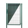 Portillon grillagé occultable - vert Portillon grillagé occultable - vert