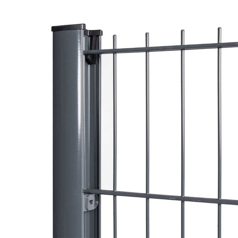 Panneau double fil sans pli gris anthracite