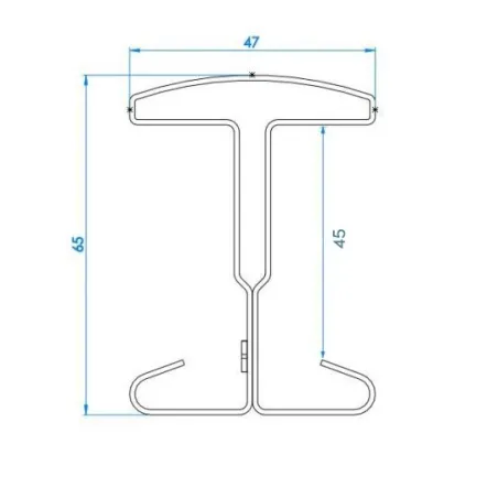 schéma technique poteau à encoches