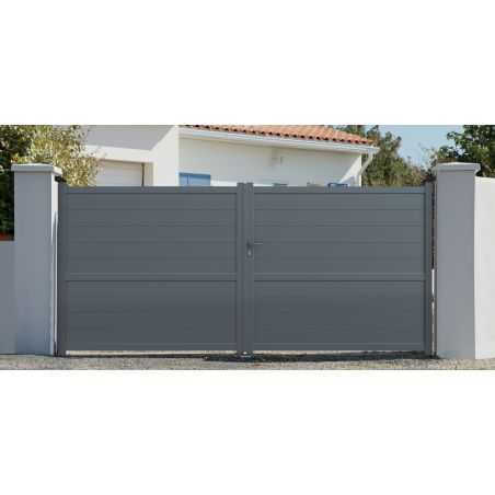 Portail aluminium double battants Portail aluminium double battants