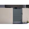 Portillon aluminium gris anthracite