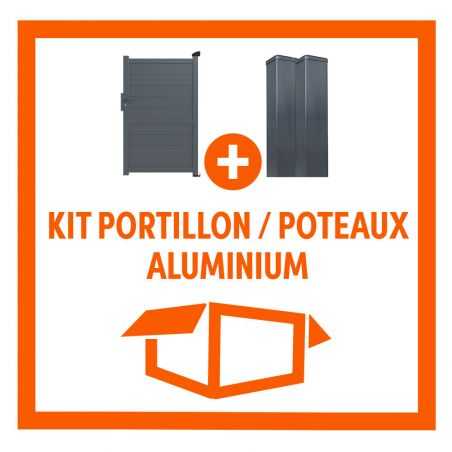 Kit portillon et poteaux Kit portillon et poteaux
