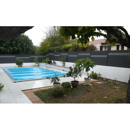 Kit clôture composite sur muret | Easycloture