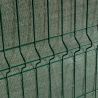 Zoom brise-vue rouleau PVC vert sur clôture rigide Zoom brise-vue rouleau PVC vert sur clôture rigide
