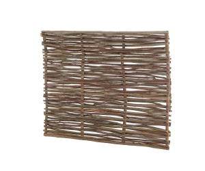 Clôture bois noisetier tressé