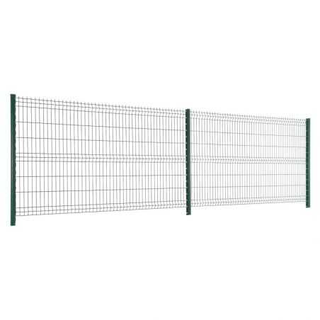 Travées de clôture avec panneaux rigide Easy PRO 5 - Hauteur 1m53 - vert Travées de clôture avec panneaux rigide Easy PRO 5 - Hauteur 1m53 - vert