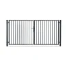 portail barreaudé gris anthracite