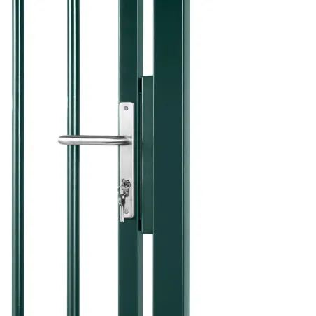 poignée portillon barreaudé vert