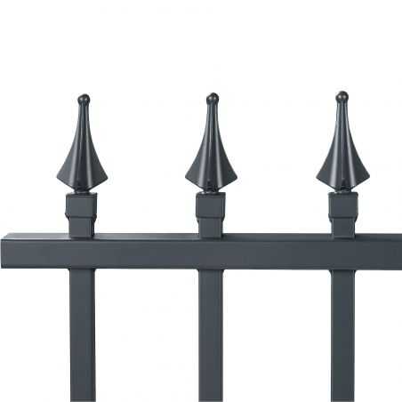 cloture aluminium traditionnelle gris cloture aluminium traditionnelle gris