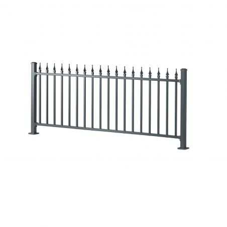 cloture barreaude aluminium gris cloture barreaude aluminium gris