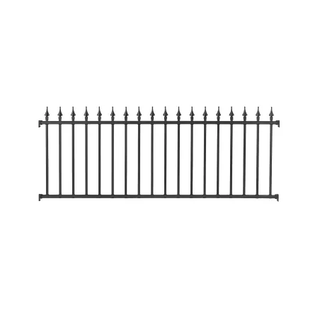 cloture fer forge aluminium noir