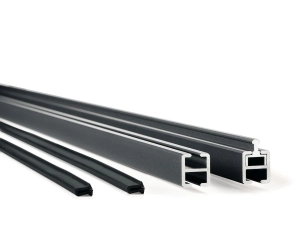 kit encadrement lame décorative gris anthracite