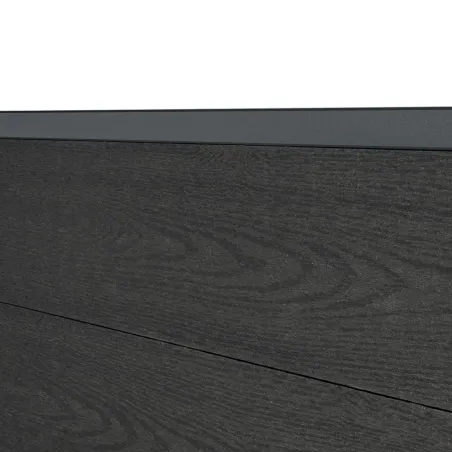 Lisse haute aluminium pour clôture en bois composite