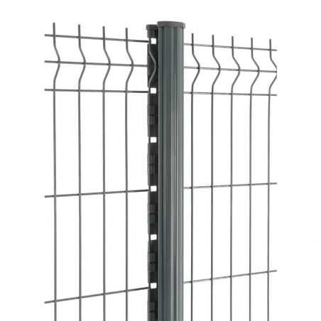 panneau et poteau de clôture panneau rigide gamme Easy PRO 5 - gris anthracite