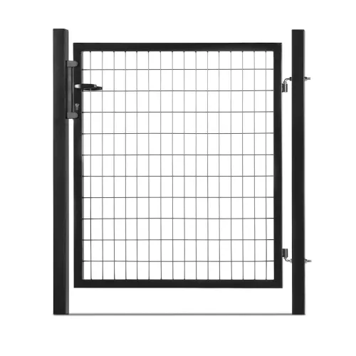 Portillon grillagé maille 100*50 noir