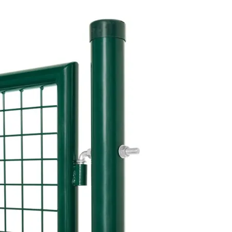 Zoom gond portillon grillagé vert