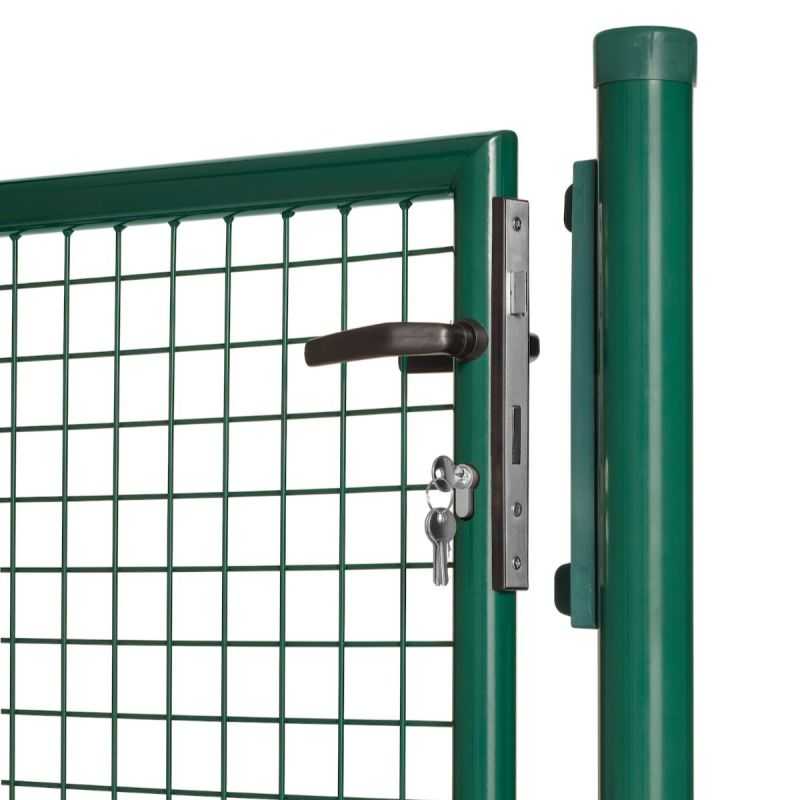 Zoom poignée portillon maille 50x50 pas cher vert