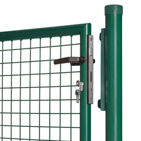 Zoom poignée portillon maille 50x50 pas cher vert