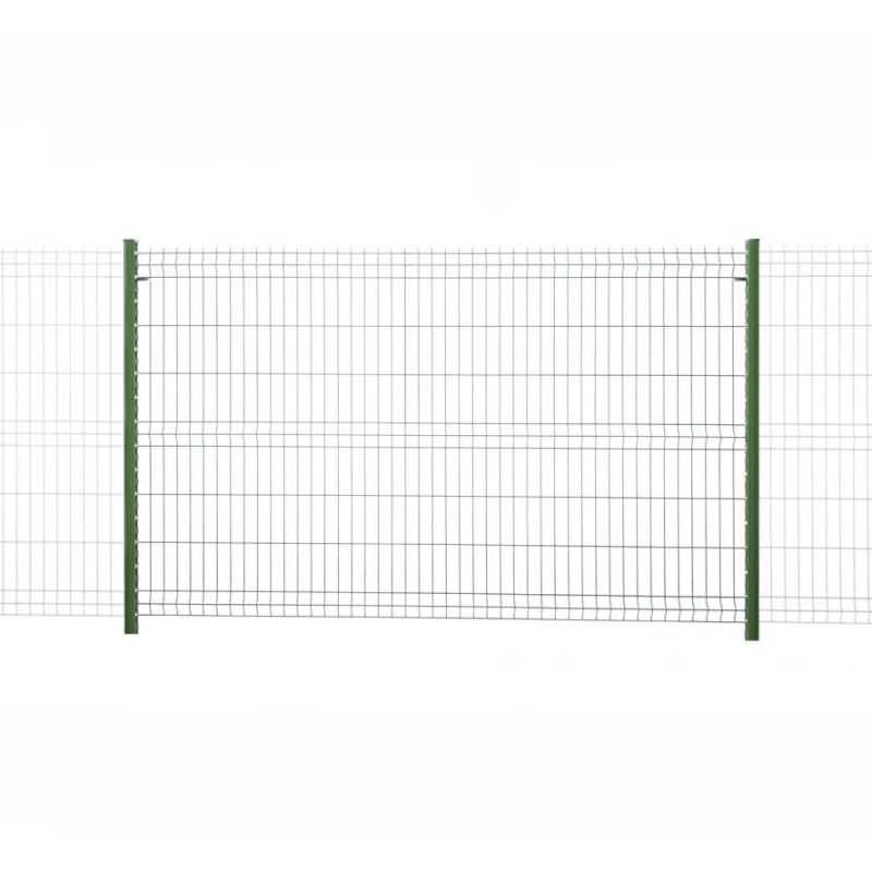 kit clôture rigide avec poteaux à encoches gamme Eco pro vert