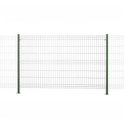 kit clôture avec poteaux à encoches sur platine gamme éco pro fil Ø4/5mm vert