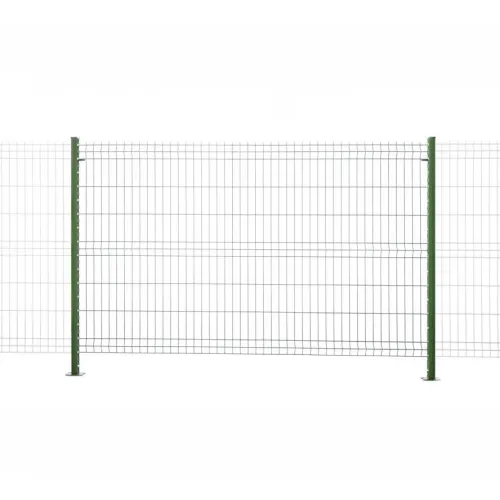 kit clôture avec poteaux à encoches sur platine gamme éco pro fil Ø4/5mm vert