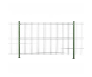 kit clôture avec poteaux à encoches sur platine gamme éco pro fil Ø4/5mm vert