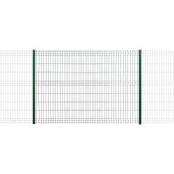 kit clôture rigide Eco pro avec poteaux à clips vert