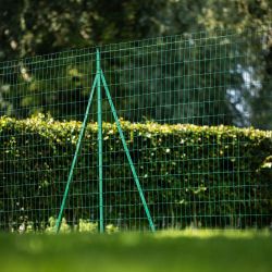Kit de grillage en rouleau vert