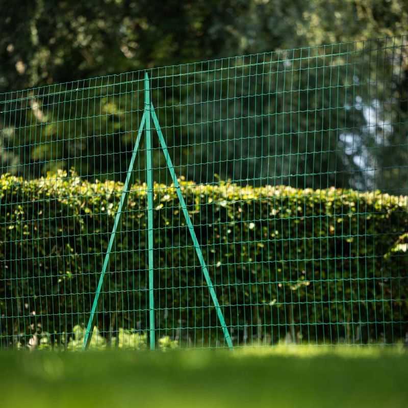 Kit de grillage en rouleau vert
