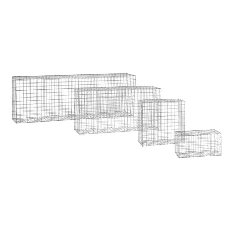 Gabion rectangulaire, cage gabion 180 cm, gabion déco