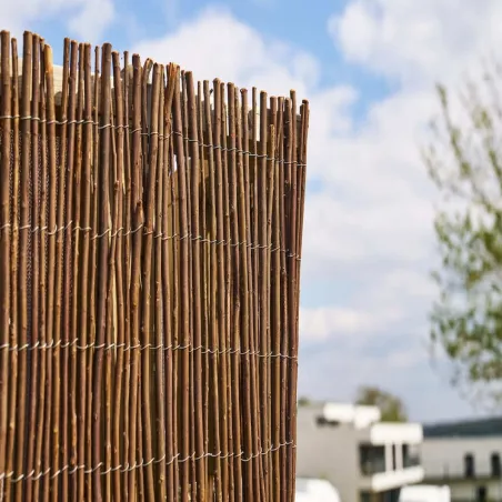 Canisse osier naturel, brise vue en osier | Easy Clôture
