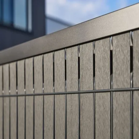 Lame occultation composite pose droite | Easy Clôture