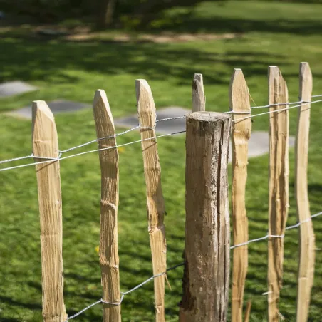 Ganivelle clôture en bois noisetier 5m x H | Easycloture