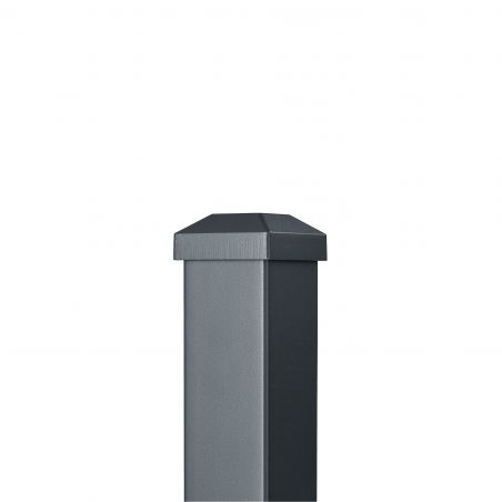 Poteau platine travee gris Poteau platine travee gris