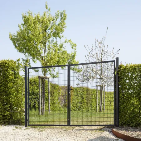 Portail grillagé maille 100x50mm - Largeur 3M50 | Easy Clôture