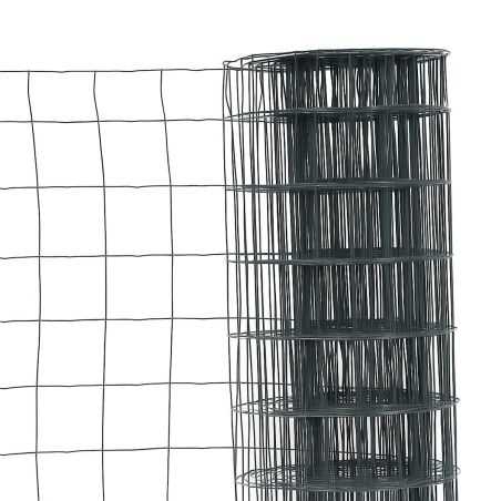 Grillage en rouleau maille 100x100 mm gris anthracite Grillage en rouleau maille 100x100 mm gris anthracite