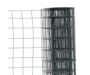 Grillage en rouleau maille 100x100 mm gris anthracite