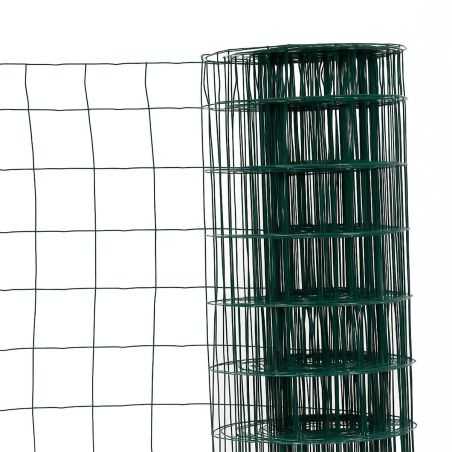Grillage en rouleau maille 100x100 mm vert Grillage en rouleau maille 100x100 mm vert
