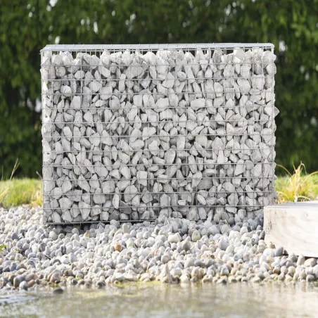 Grille cage gabion pas cher, déco jardin gabion extérieur