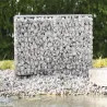 Gabion rectangulaire, cage gabion 180 cm, gabion déco