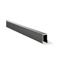 Glissière aluminium pour poteau 70x50mm