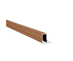 Glissière aluminium pour poteau 70x50mm