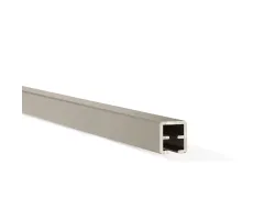 Lisse haute aluminium pour clôture en bois composite