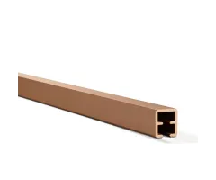 Lisse haute aluminium pour clôture en bois composite