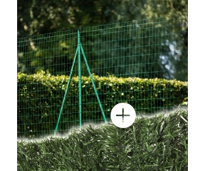 Kit grillage souple occultation haie artificielle L25m | Easy Clôture