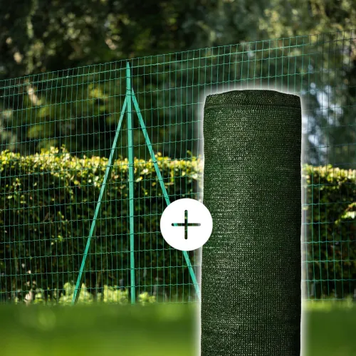 Kit grillage souple occultation brise-vue toile L 25m | Easy Clôture